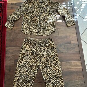 Ralph Lauren Leopard Print Womens Pajamas size medium brand new without tags